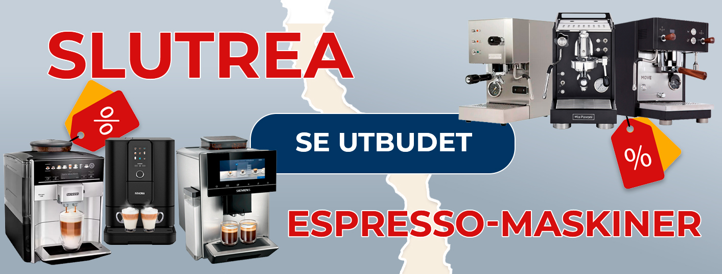Slut-rea Espressomaskiner