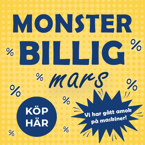 Vi har pressat priserna i botten p&aring; espressomaskiner i mars &ndash; det kallar vi Monster Billig Mars! Se alla de fina erbjudandena i kategorin h&auml;r. Erbjudandena g&auml;ller s&aring; l&auml;nge lagret r&auml;cker, s&aring; v&auml;nta inte f&ouml;r l&auml;nge&hellip;