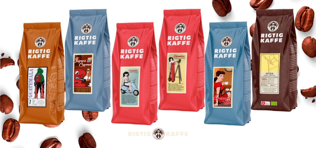 Rigtig Kaffes egna kaffeblandningar